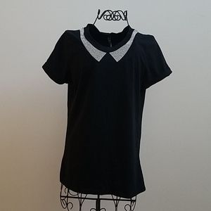 Women's Imperial italian black tshirt